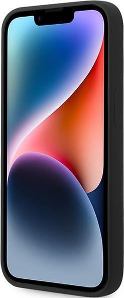 Productafbeelding Lacoste LCHMP14SSLOK iPhone 14 / 15 / 13 6.1" black hardcase with Silicone and MagSafe (Apple iPhone 13, Apple iPhone 15, Apple iPhone 14)