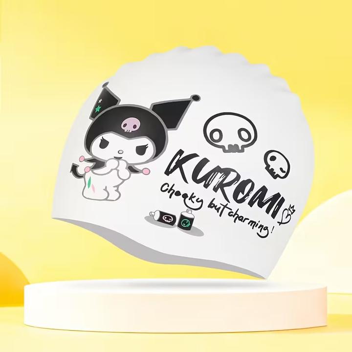 Produktbild Splash & Fun Silikon Kinder-Badekappe – Kuromi