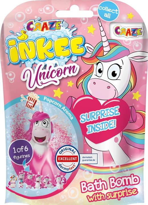 Image du produit Craze Balle de bain Inkee : Avec surprise - Licorne (Bombe de bain, 100 g)