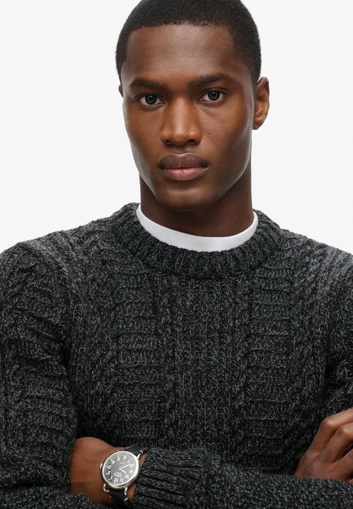 Produktbild Superdry Jacob Pullover mit Zopfmuster (L)