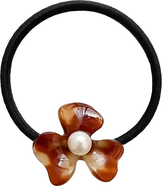 Immagine prodotto Avizar Haargummi mit Bernsteinblüte & Perle (Elastico per capelli)