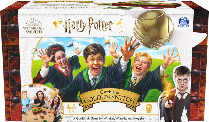 Immagine prodotto Spin Master Harry Potter Caccia al Boccino d'oro, gioco di Quidditch da tavola per streghe, maghi e Babbani