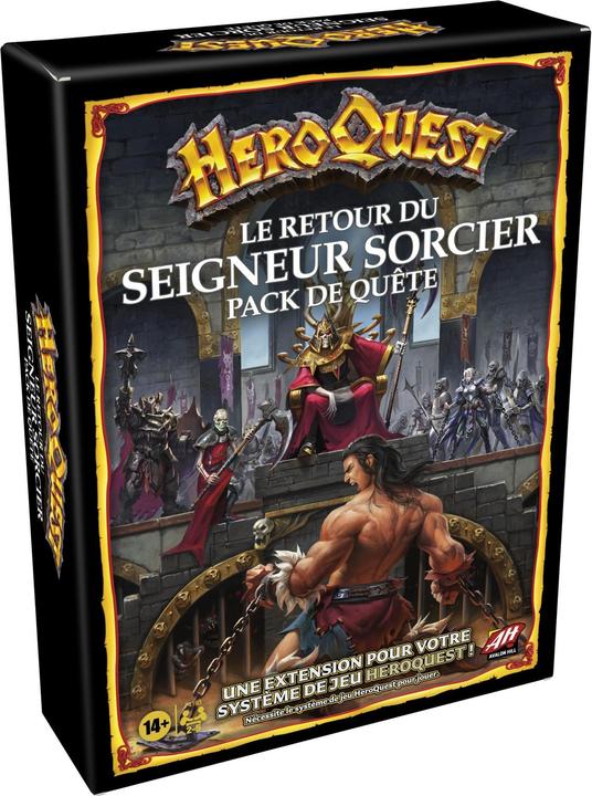 Produktbild Hasbro Gaming HeroQuest Die Rückkehr des Hexen-Lords Abenteuerpack Basisspiel (Französisch)