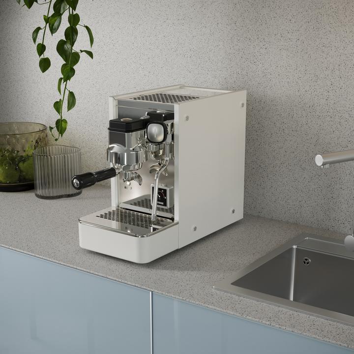 Stone Premium Siebträger Espressomaschine Lite White