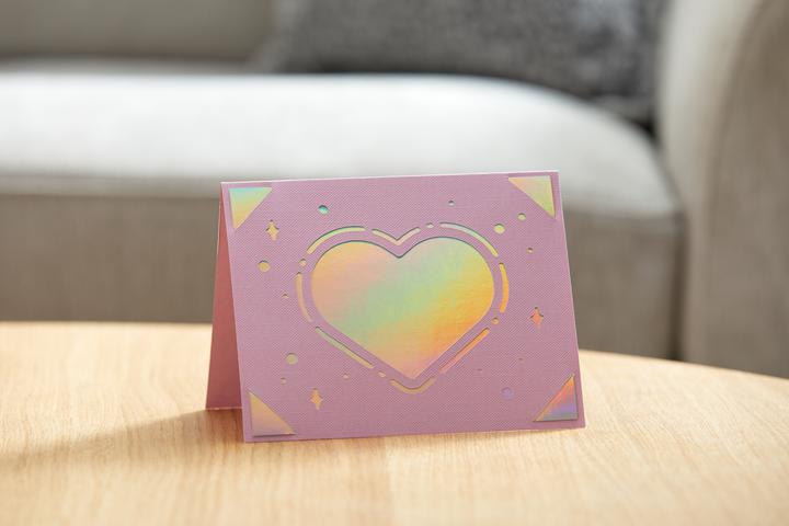 Actual product image Cricut Blank card Joy 10.7 x 13.9 cm with envelope, 12 pieces (12 pcs.)