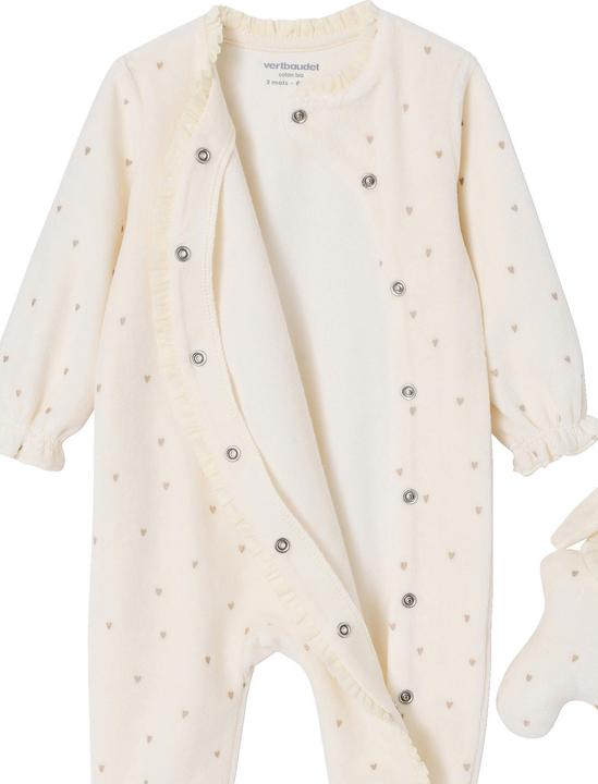 Actual product image Vertbaudet Baby Schlafanzug und Kuscheltier-Set aus Samt, Geschenkbox zur Geburt (68)