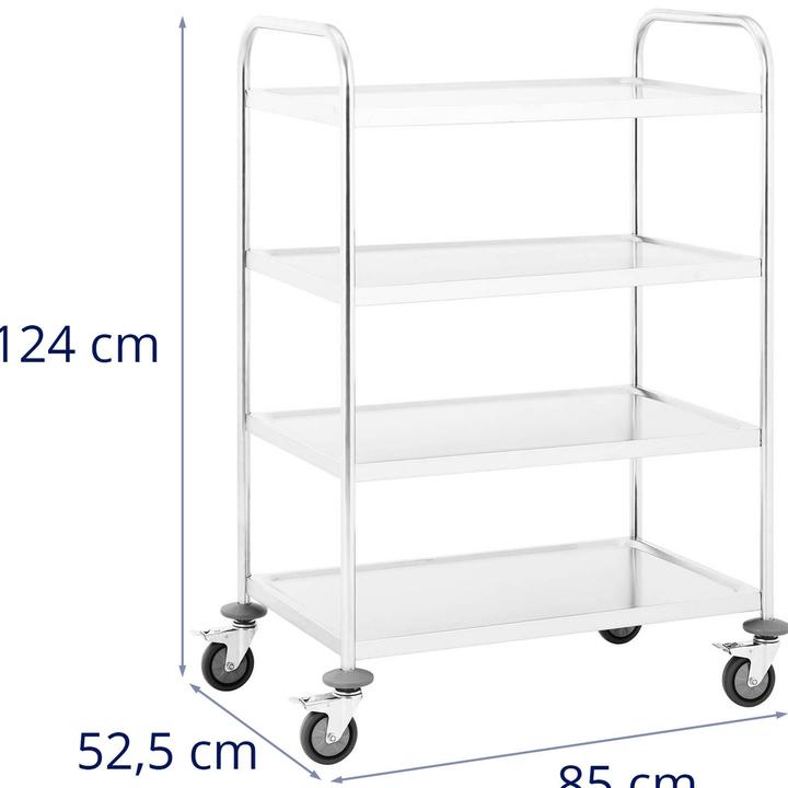 Actual product image Royal Catering Serving Trolley - 4 Trays - 200 kg