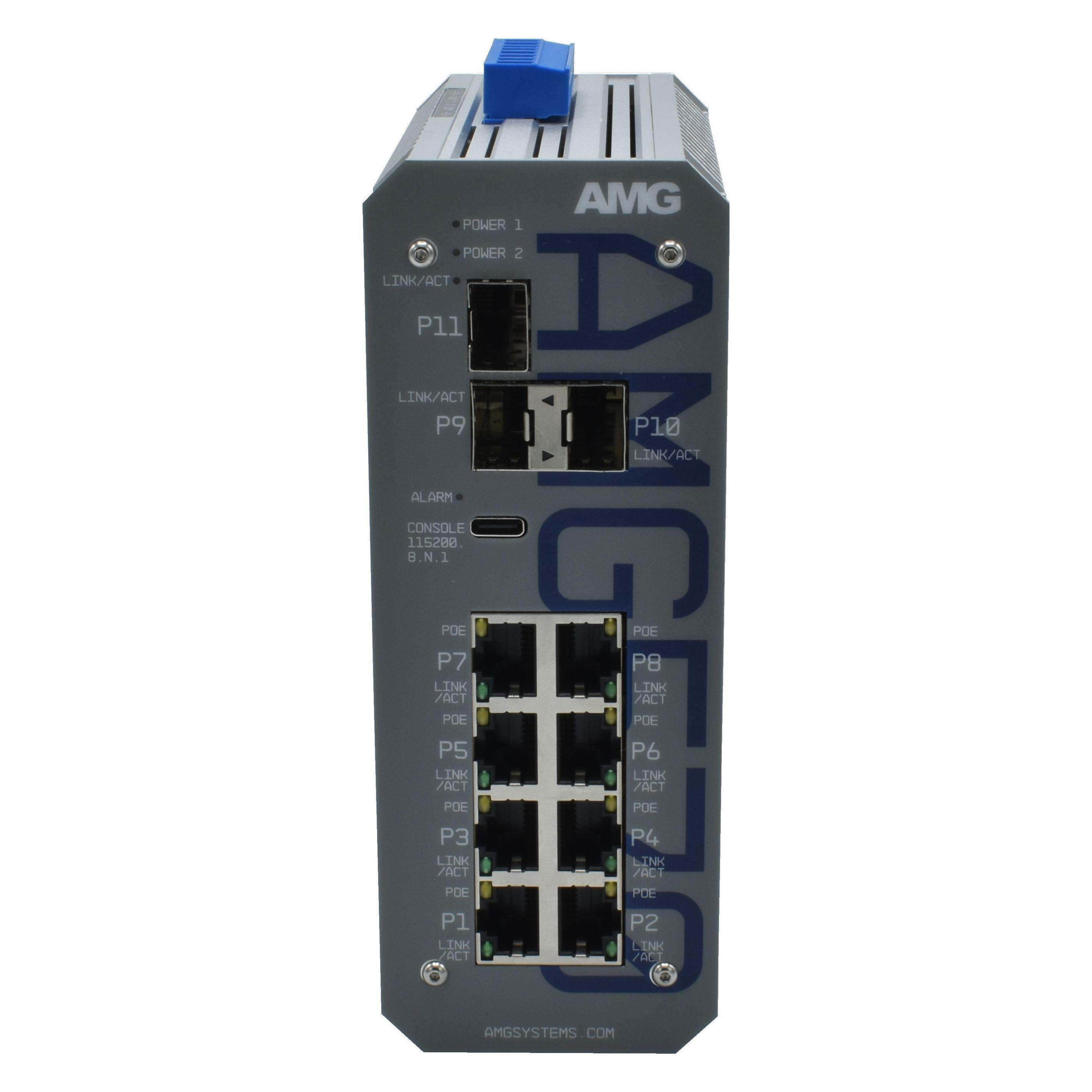 Mercedes-Benz Industrial Managed Switch, 8x (8 Ports), Netzwerk Switch, Grau