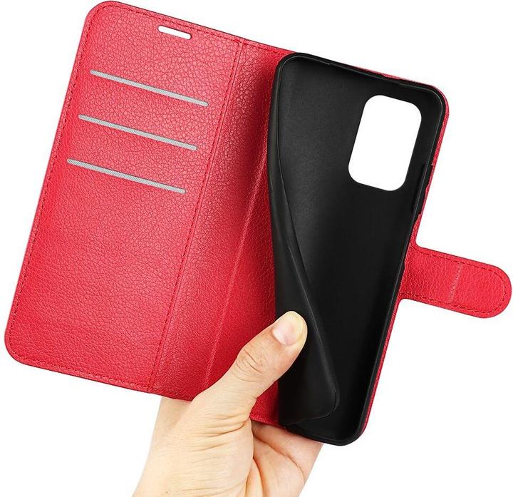 Actual product image Cover-Discount Galaxy A23 - Leather Case Cover red (Samsung Galaxy A23)