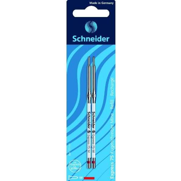 Magni, Ersatzpatrone, Kugelschreibermine 75 M rot 2er (Nachfülleinheit, Rot, 0.70 mm)