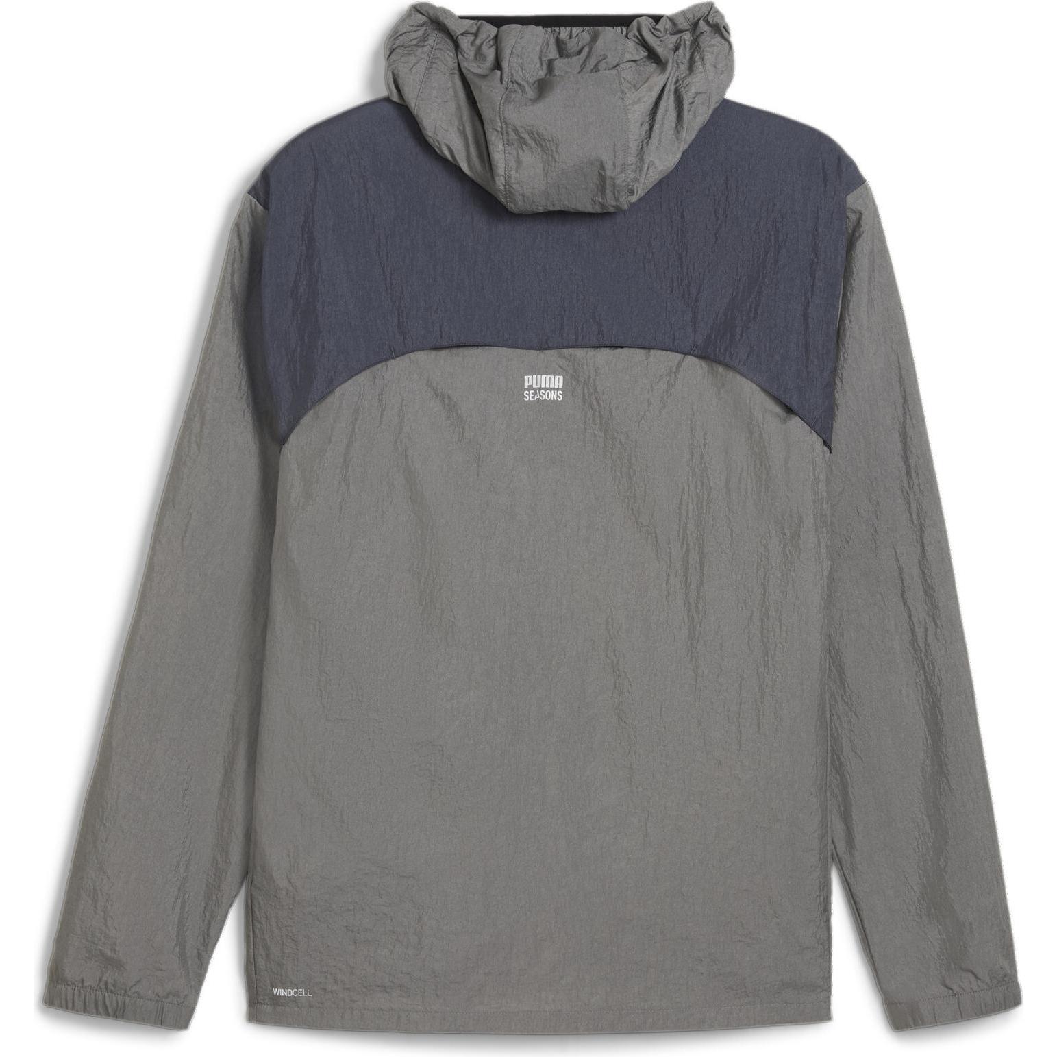 Thumbnail - Puma, Herren, Laufjacke, M SEASONS WindCELL Jacket (S), Grau, S