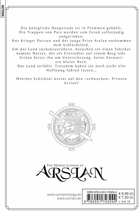 Produktbild The Heroic Legend of Arslan, Band 2 (Deutsch, Hiromu Arakawa, 2016)