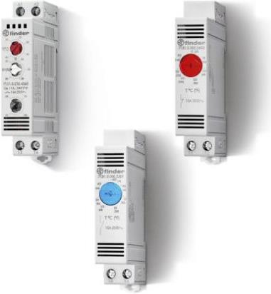 Immagine prodotto Finder Panel Thermostat, DIN-rail mounted, NC c