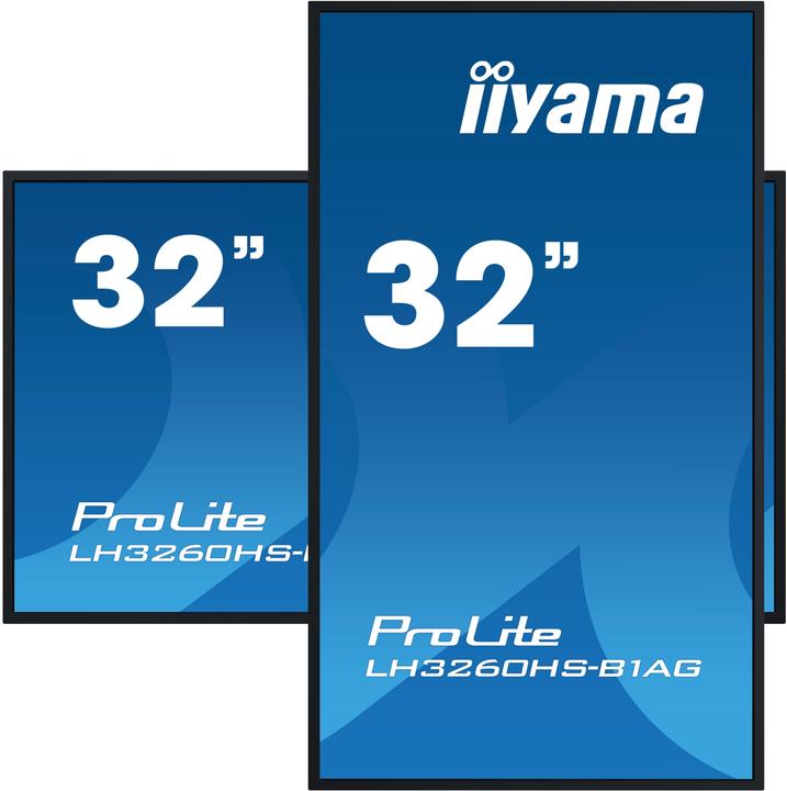 iiyama ProLite LH3260HS-B1AG (1920 x 1080 pixels, 31.50")