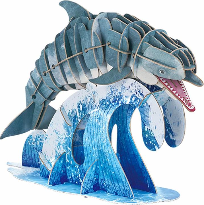Immagine prodotto mierEdu Puzzle Eco 3D - Il delfino (mobile) (83 pezzi)