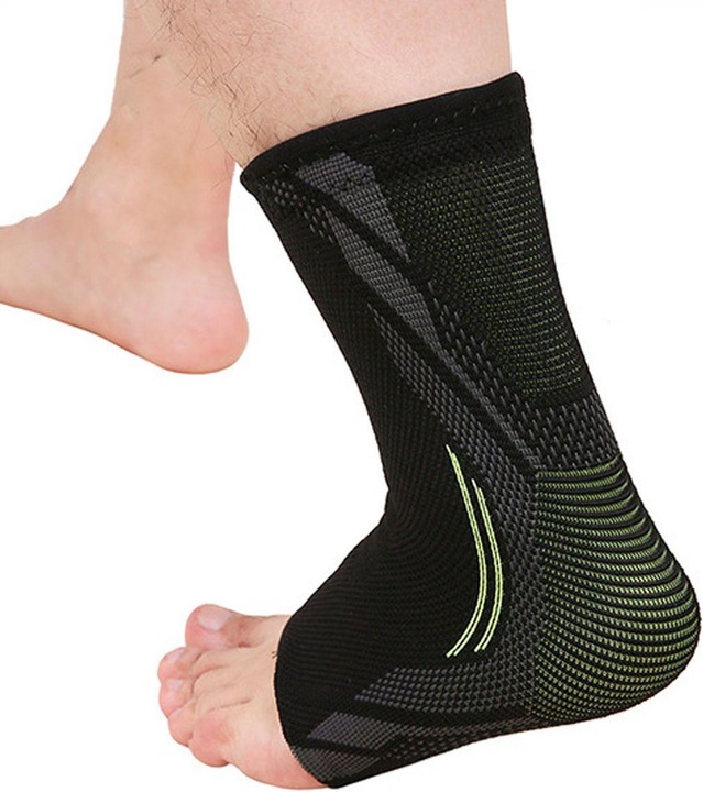 Produktbild König Design Fussbandage Bandage Fussgelenk Knöchelbandage Sprunggelenkbandage Verband (XL)