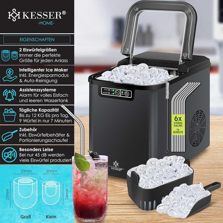Produktbild Kesser Eiswürfelmaschine mit LED-Display
