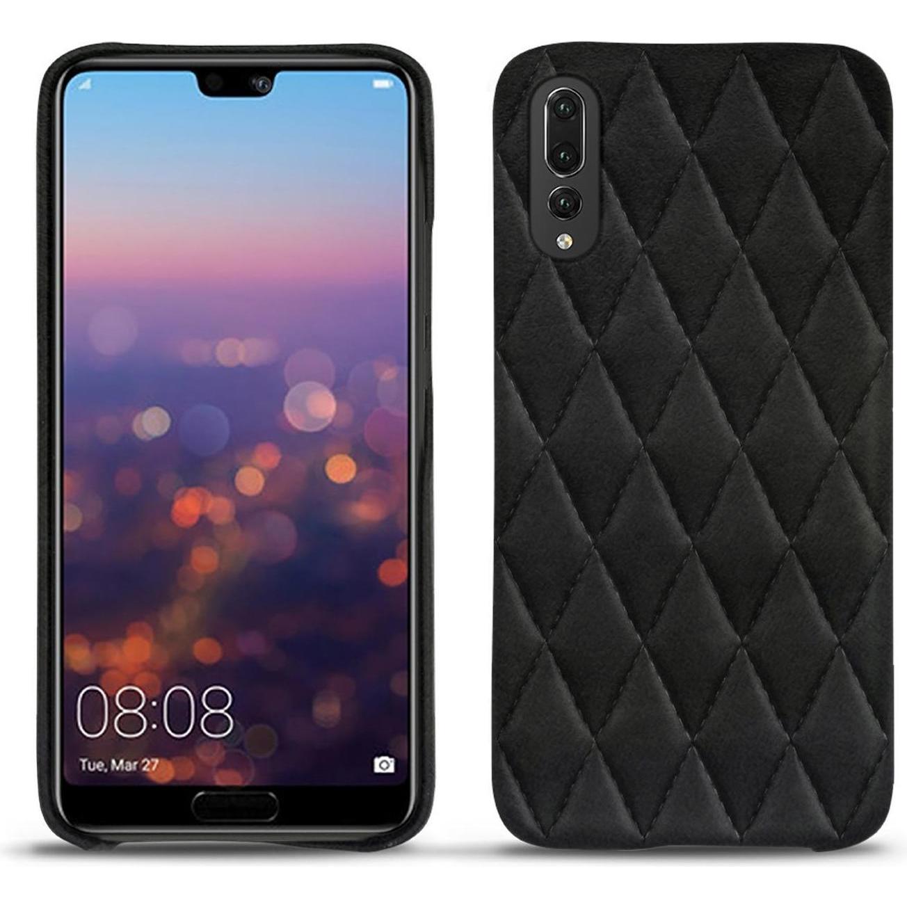 Thumbnail - Noreve Lederschutzhülle (Huawei P20 Pro), Smartphone Hülle, Schwarz