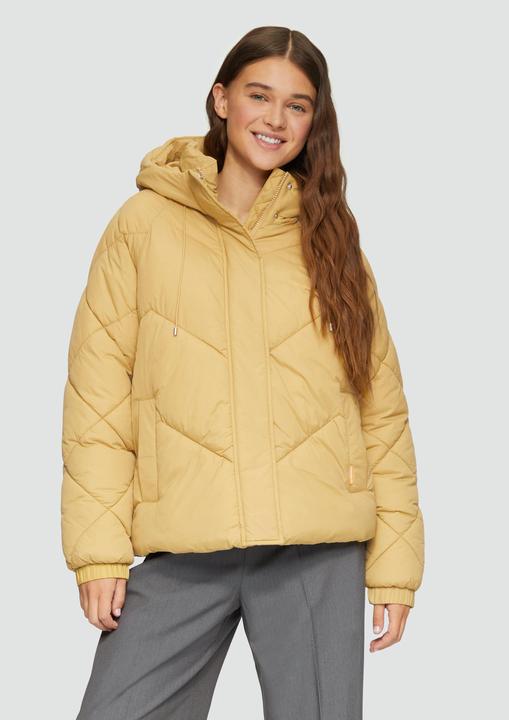 Actual product image S.Oliver Outdoor-Jacke Wattierte Jacke mit Steppung und Kapuze (L)