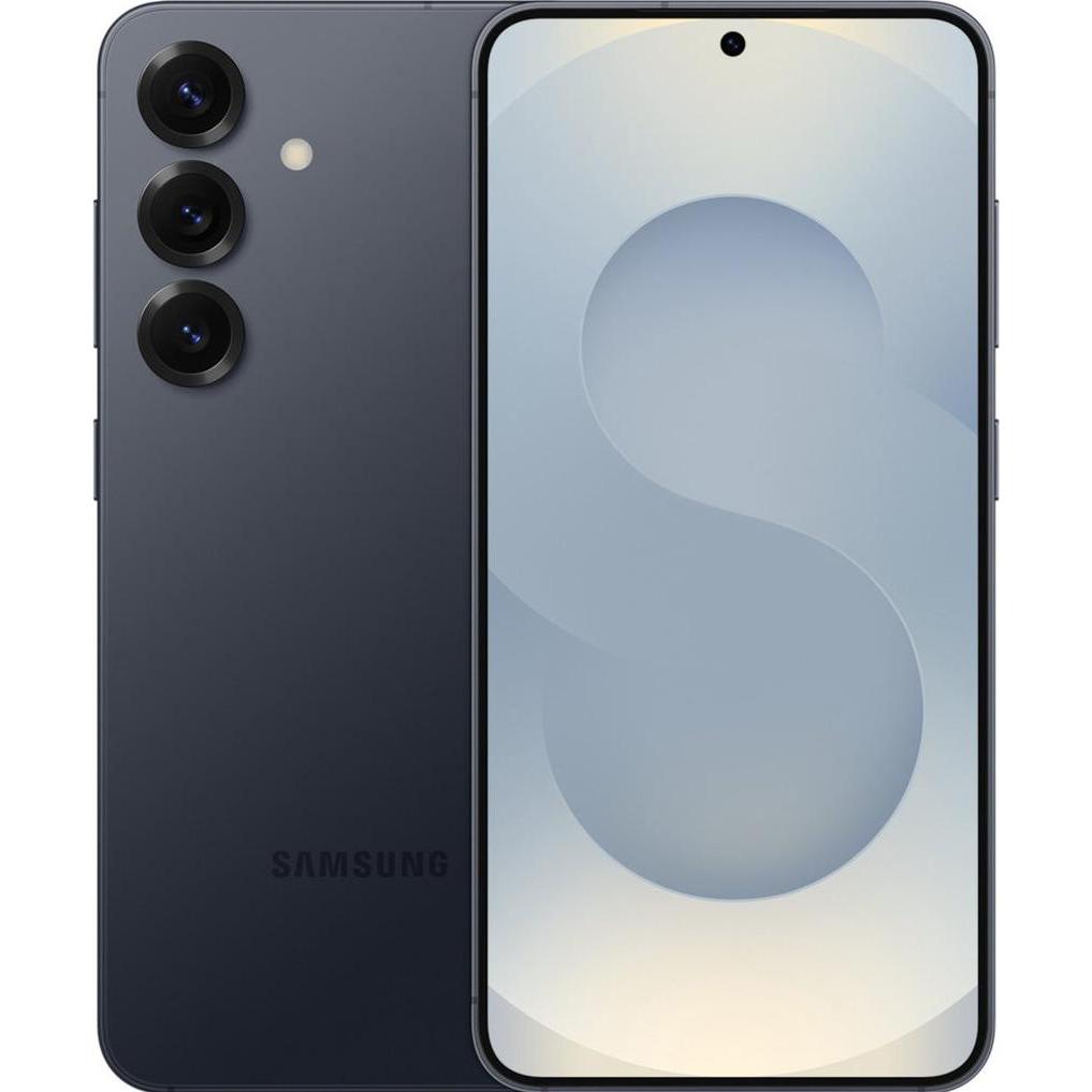 Samsung Galaxy S25 (128 GB, Blue Black, 6.20", Dual SIM, 5G), Smartphone, Schwarz