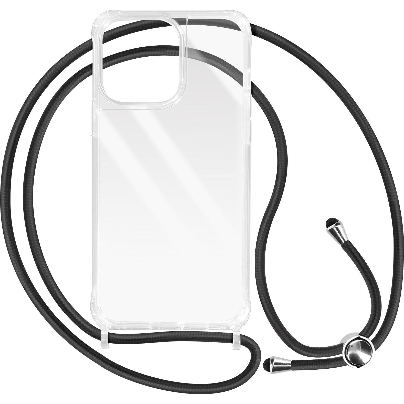 Avizar Corda, mit 90cm langer Kette und Bumper-Ecken Series, Handykette, Transparent
