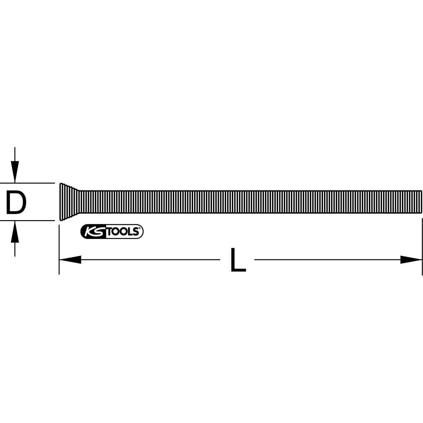 Thumbnail - KS Tools, Bolzenschneider + Seitenschneider, 203.0004 (290 mm)