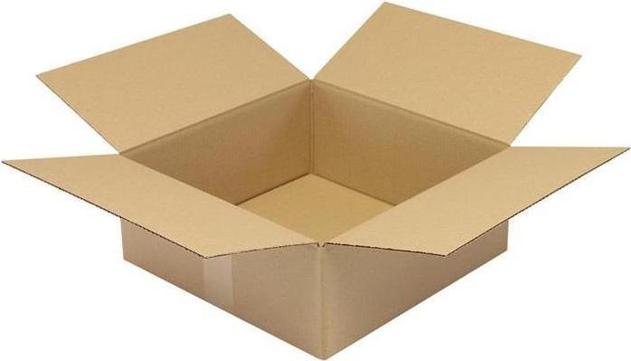 Actual product image Transpak Folding carton 1-wall height creasing dimensions 350x350x140mm quality 1.20 B brown brown (25x)