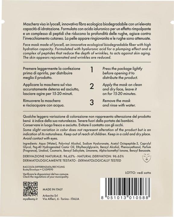 Produktbild Alkemy Anti-Falten Gesichtsmaske – Hyaluronsäure