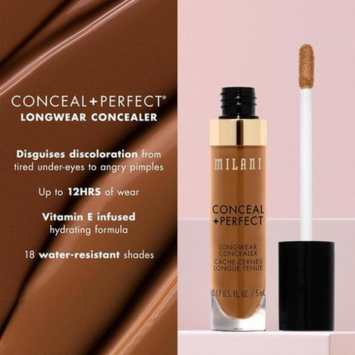 Produktbild Milani Perfect Long Wear Concealer Concealer Concealer Under Eyes Light Natural 5Ml (125 Light Natural)