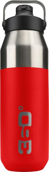 Actual product image 360° degrees Wide Mouth Insulated Drink Bottle with Sipper Cap 1000ml (1 l)