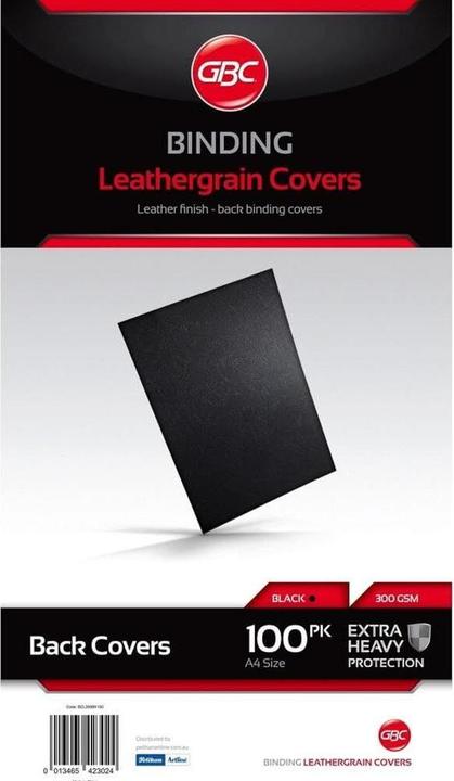 Actual product image GBC Cover LeatherGrain