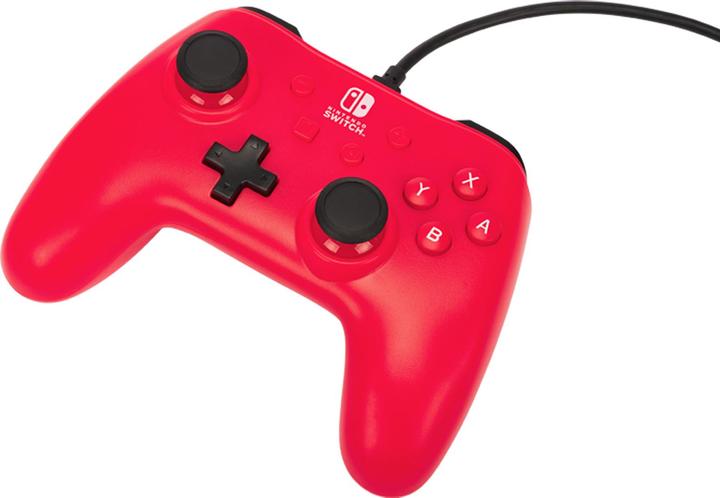Productafbeelding PowerA Bedrade controller voor Nintendo Switch - Framboosrood (Switch)
