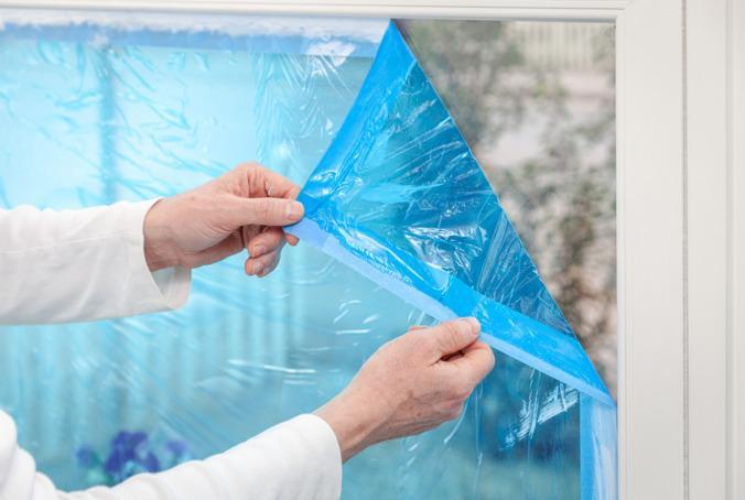 Produktbild tesa Selbstklebende Schutzfolie 1x Rolle 100 m x 75 cm (100 m, 750 mm)