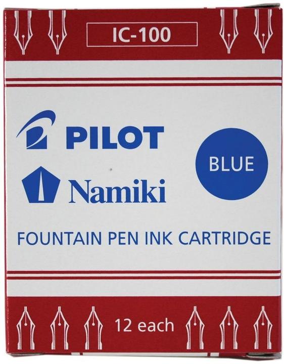 Actual product image Pilot Namiki ink cartridges (Blue, 12 pcs.)