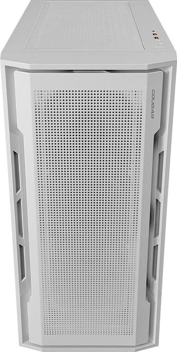 Produktbild Cougar Uniface White| PC Case | Mid Tower / Mesh Front Panel / 2 x ARGB Fans / TG Left Panel (Mini-ITX, SSI CEB, mATX, ATX)