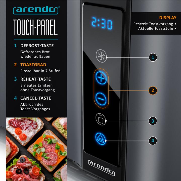 Actual product image Arendo Toaster