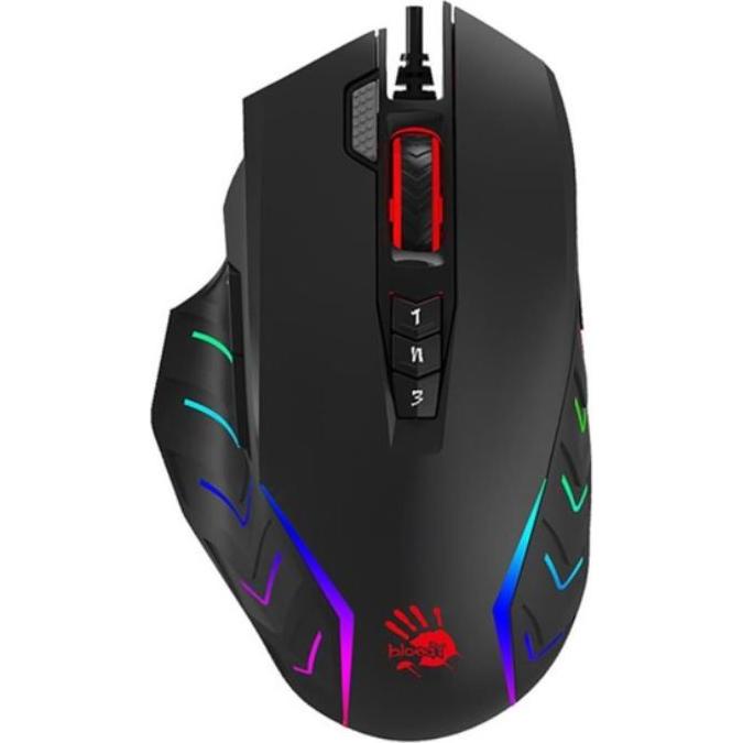 A4Tech Bloody J95S Stone Black USB Activated, Maus, Schwarz