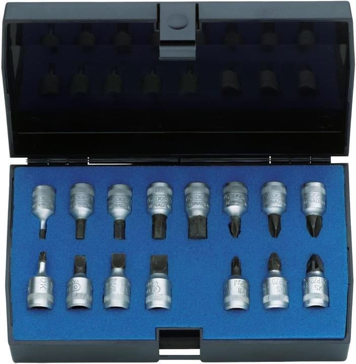 Image du produit Gedore INS 20 PM Jeu de tournevis 1/4" 15 pièces IN-IS-PH-PZ