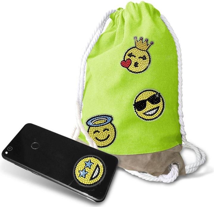 Image du produit Ursus Stickers à motifs Smileys en peinture de diamant