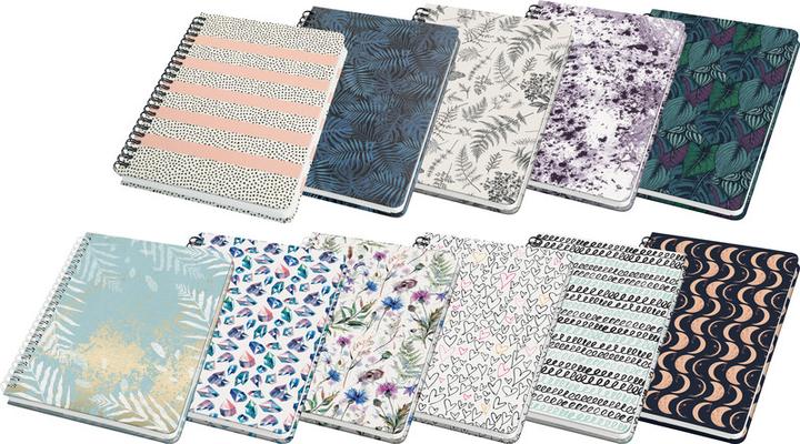 Actual product image Jolie Spiral notebook (A5, Checked, Hardcover)