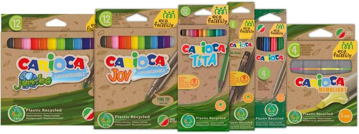 Image du produit Carioca Set de crayons de couleur Eco Family, 50 pièces, multicolore (50x)