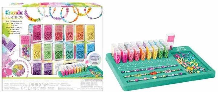 Crayola Creazioni 04-2963 Laboratorio di perline, creazione di gioielli personalizzati, attività creative e