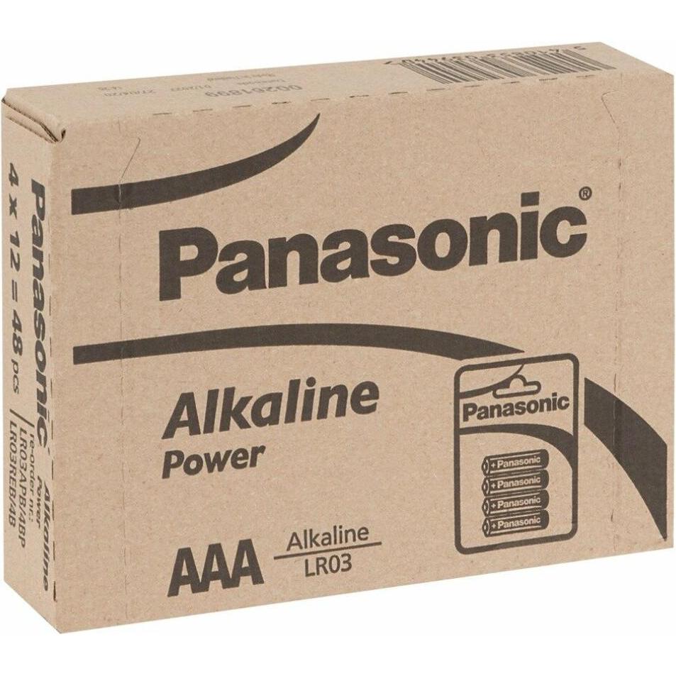 Panasonic Batterie AAA 12x4er (48 Stk., AAA), Batterien + Akkus