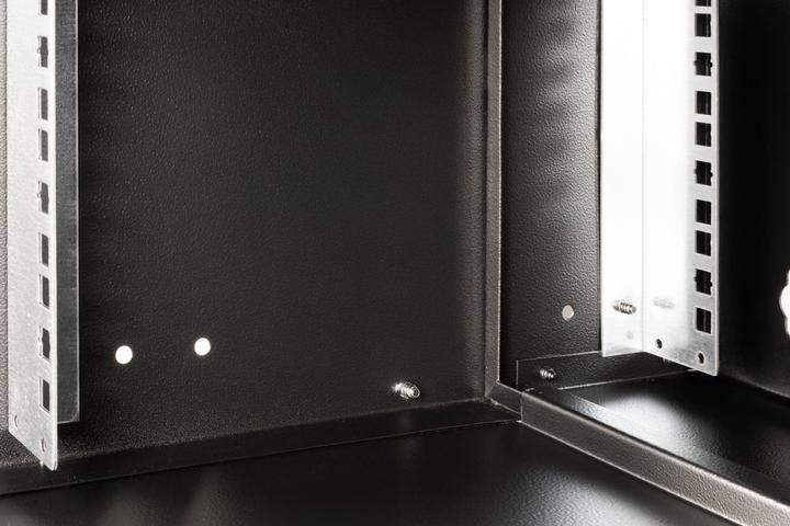 Produktbild Digitus 19" 9HE Wandgehäuse, SOHO PRO 459 x 540 x 400 mm, schwarz (9 HE, 19 Zoll Rack)