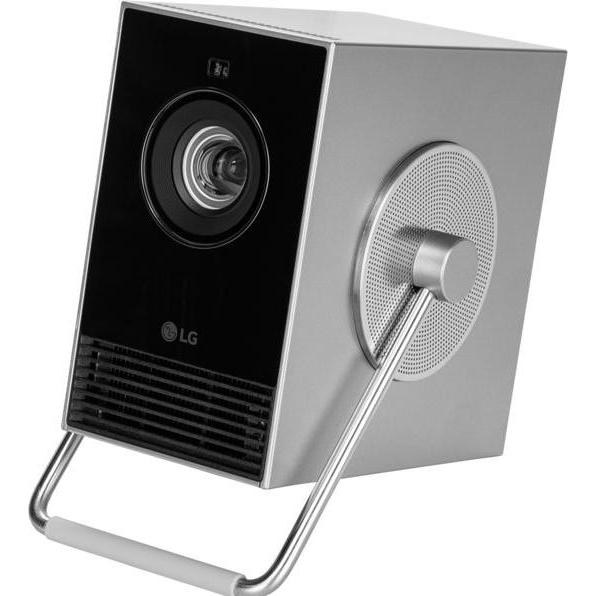 LG PF600U CineBeam Mini LED Beamer 300 ANSI Lumen (UHD, 600 lm, 1.20:1), Beamer, Schwarz