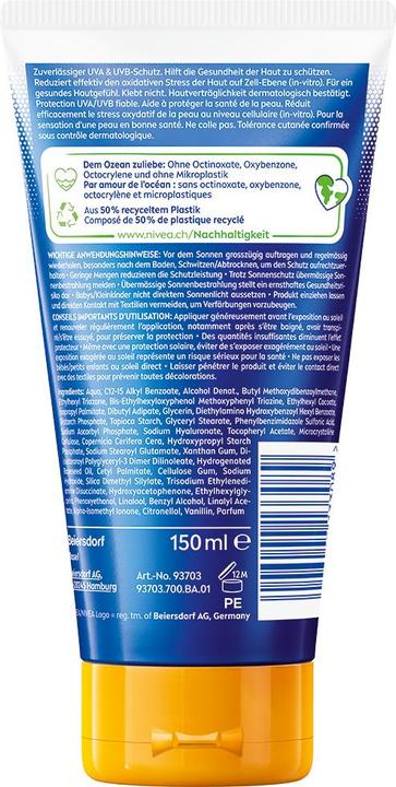 Immagine prodotto NIVEA Invisible Finish (Crema solare, SPF 50+, 150 ml)