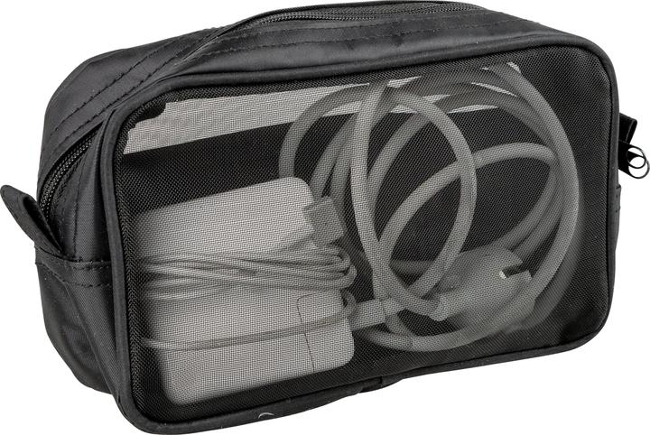 Actual product image Idena Cable bag large mesh black