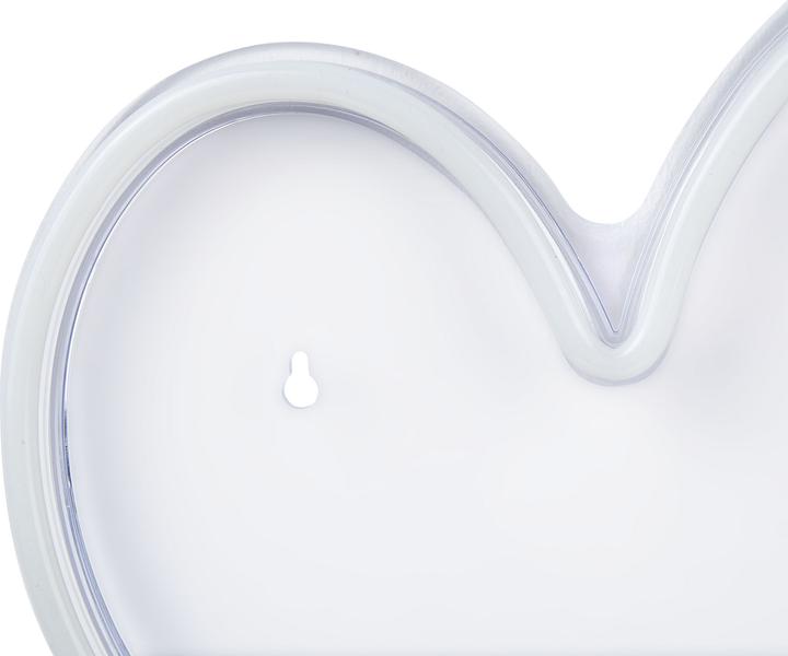 Immagine prodotto Beliani Decorazione da parete con luce al neon LED rosa set di 3 SUSIE (240 lm)