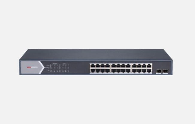 Actual product image Hikvision DS-3E1526P-SI (24 ports)