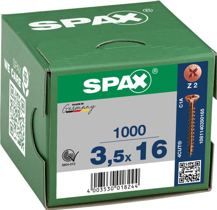 Image du produit Spax Vis pour panneaux agglomérés (1000 Vis par pièce)